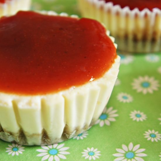 Receita de Mini Cheesecake de Goiaba