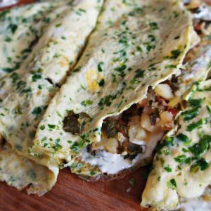 Swiss Chard e a Saffron Omelette do Yotam Ottolenghi