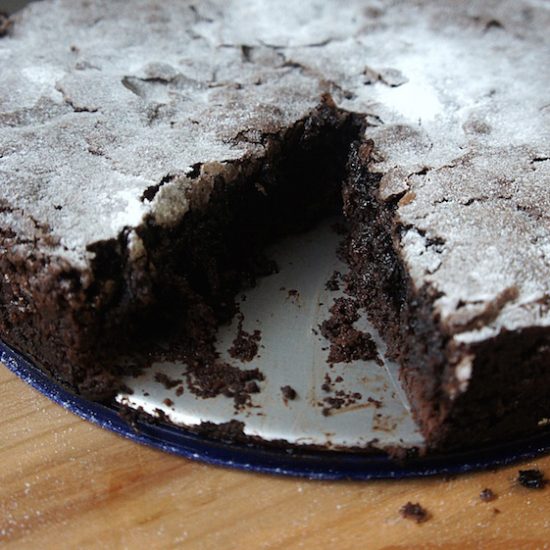 Receita do Bolo de Chocolate dos Suecos, o Kladdkaka