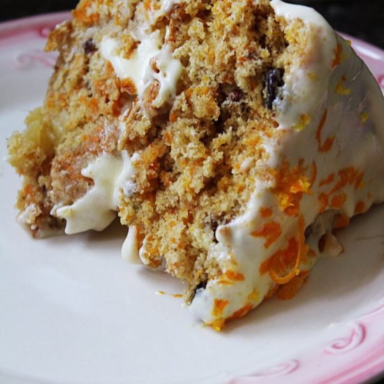 Receita de Bolo de Cenoura Americano
