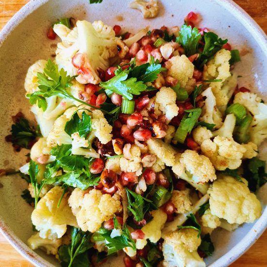 Receita de Salada de Couve-Flor Assada