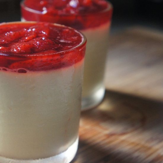 Panna Cotta de Morango