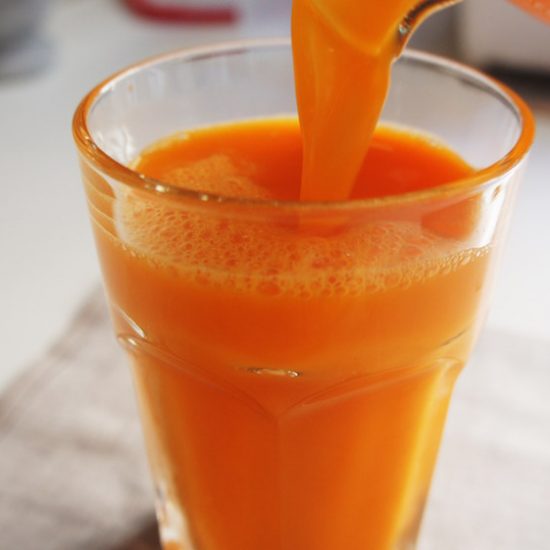 Receita de Suco de cenoura