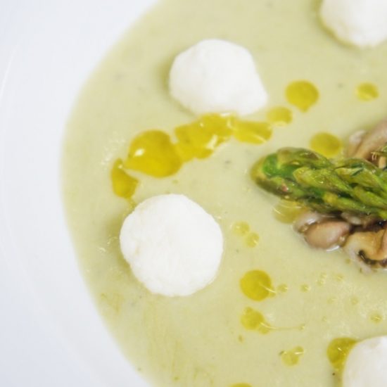 Receita de Creme de Aspargos da Escola de Gastronomia ICiF