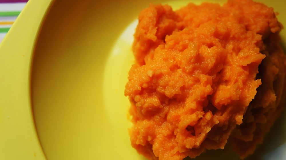 Purê de Batata Doce para Bebês