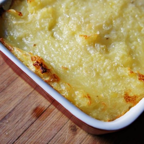 Torta de Frango Gratinada