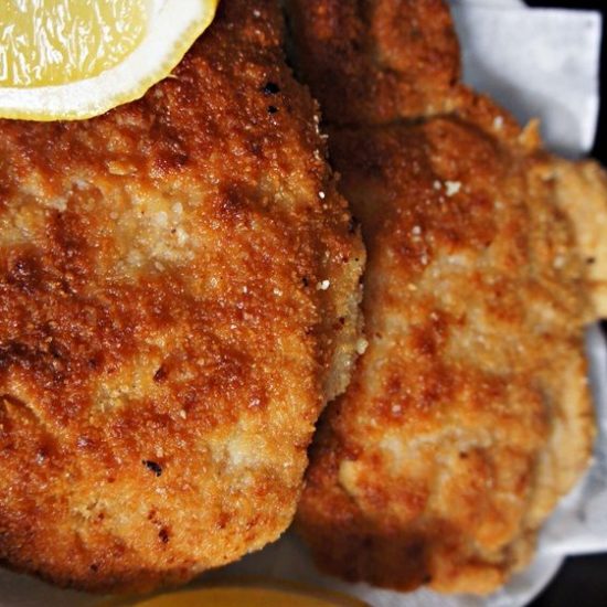 Receita de Bife de Porco à Milanesa  (Schnitzel)