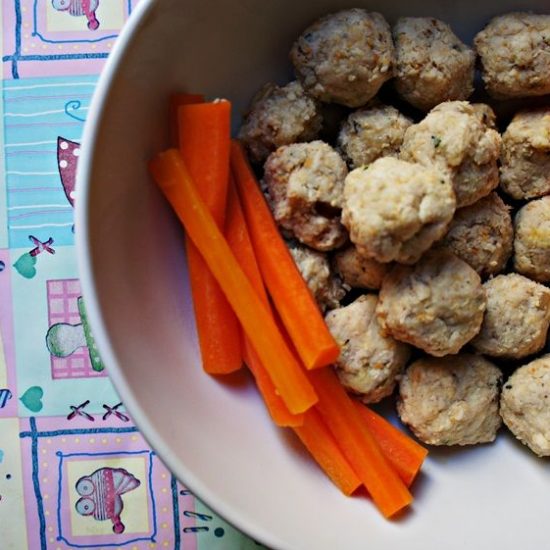 Bolinhas de Frango para Bebês