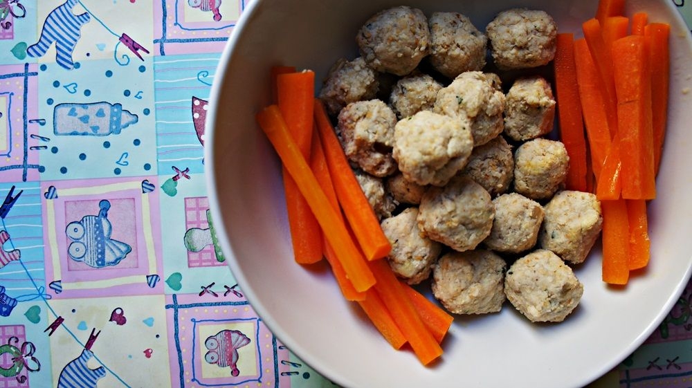 Bolinhas de Frango para Bebês