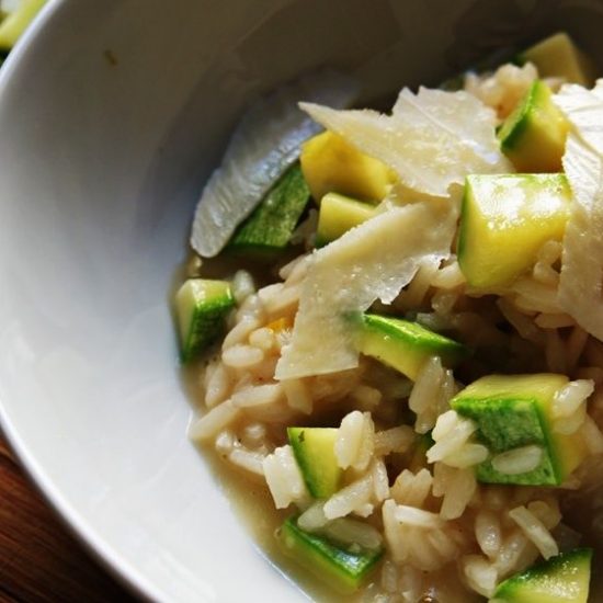 Risoto de Abobrinha