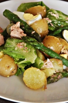 Receita de Salada de Aspargos e Atum