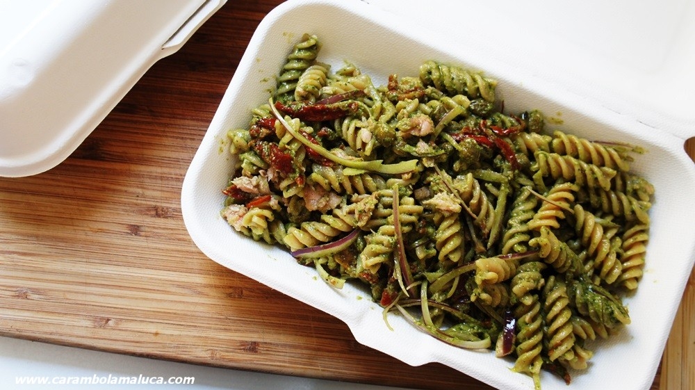 Receita de Salada de Massa ao Molho Pesto
