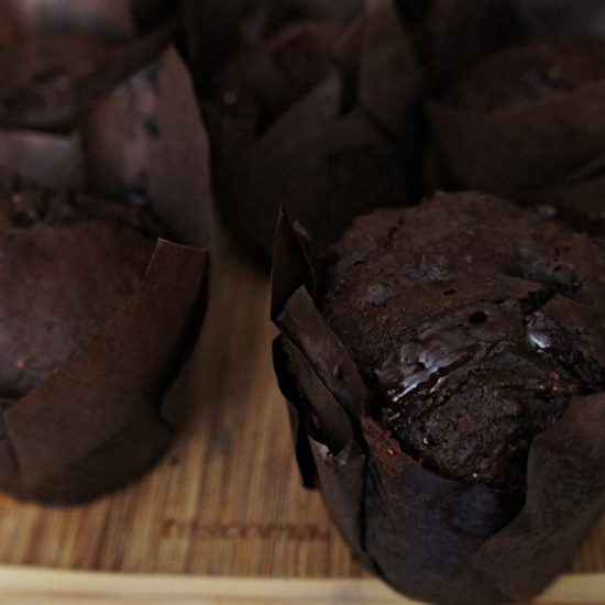 Muffin de Chocolate Meio Amargo