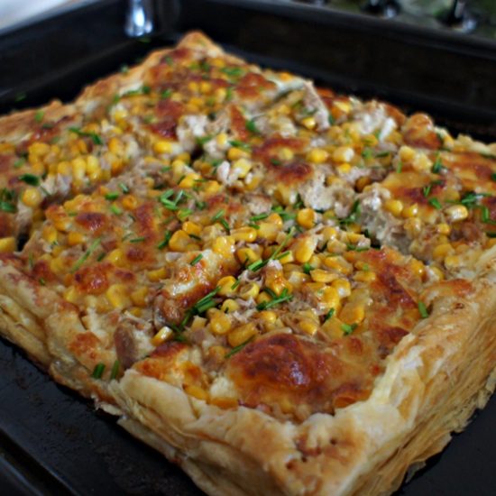 Receita de Pizza de Massa Folhada