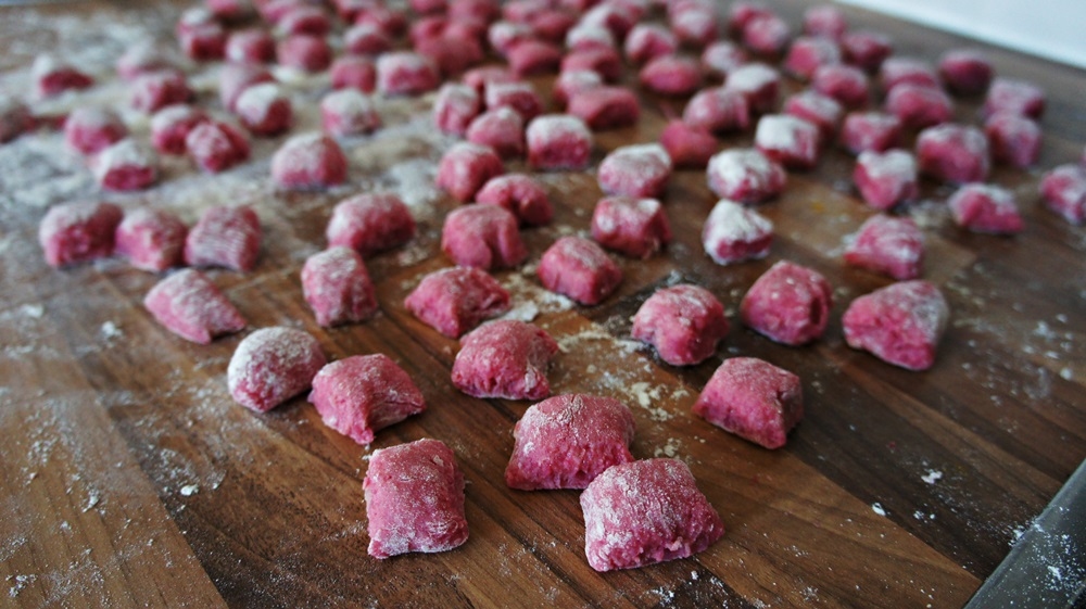 Receita de Nhoque de Beterraba