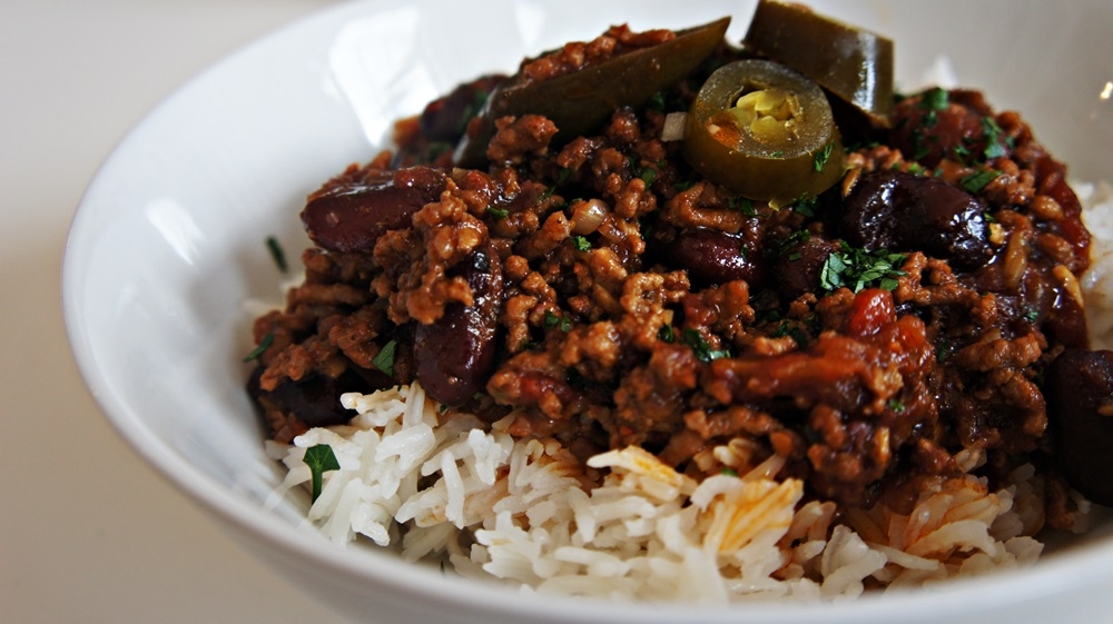 Receita Autêntica de Chili con Carne