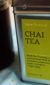 Chai tea, a esperança em forma de chá