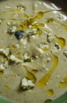 Receita de Creme de Brócolis e Queijo Gorgonzola