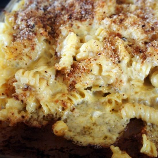 Receita de Mac & Cheese do Jamie Oliver
