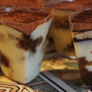 Receita de Tiramisu de Cream Cheese  no Copinho