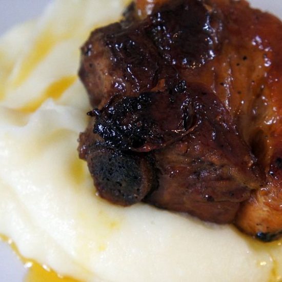 Receita de Costela de Porco Assada que Desfia