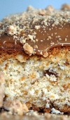 Receita de Bolo de Paçoca com Cobertura de Doce de Leite