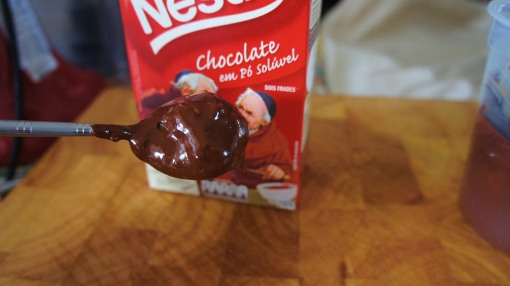 Receita de Ganache Falso com Chocolate em Pó