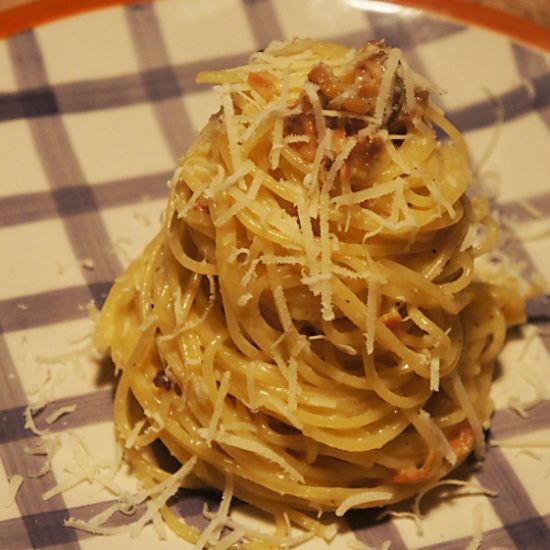 Receita de Espaguete à Carbonara