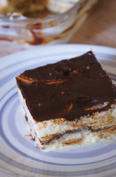 Receita de Pavê de Chocolate e Creme de Baunilha