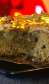 Receita de Bolo de Pera e Nozes com Cobertura de Açúcar Mascavo