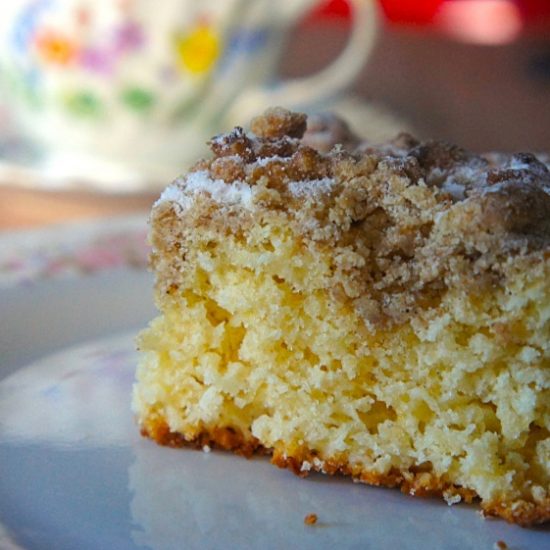 Receita de New York Crumb Cake da Martha Stweart