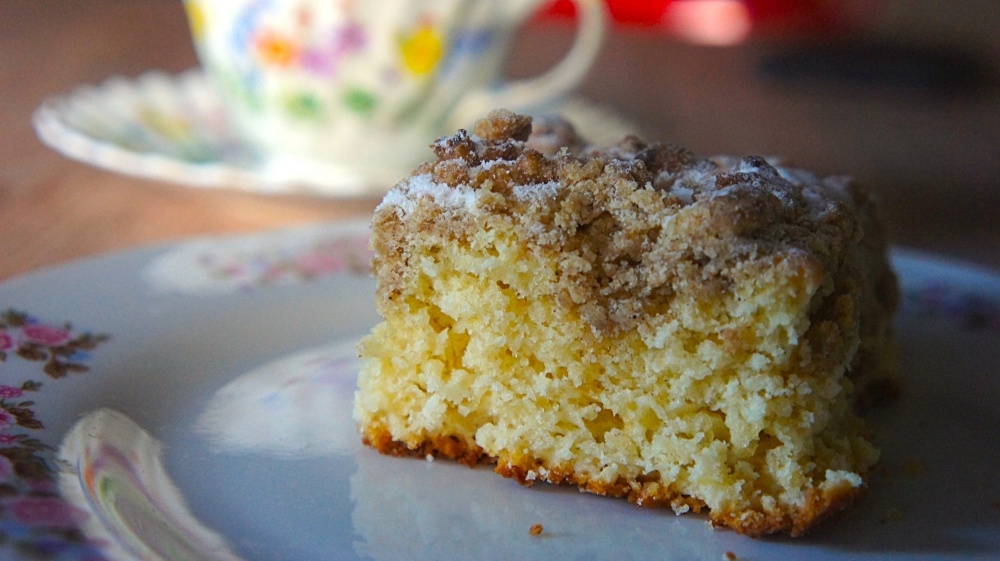 Receita de New York Crumb Cake da Martha Stweart