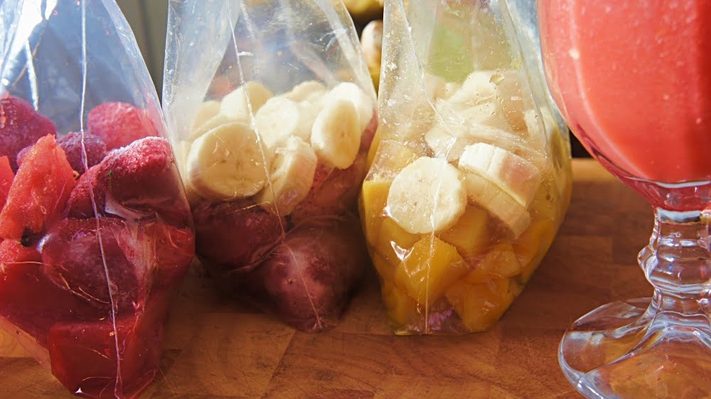 Receitas de Sucos e Smoothies com Frutas Congeladas