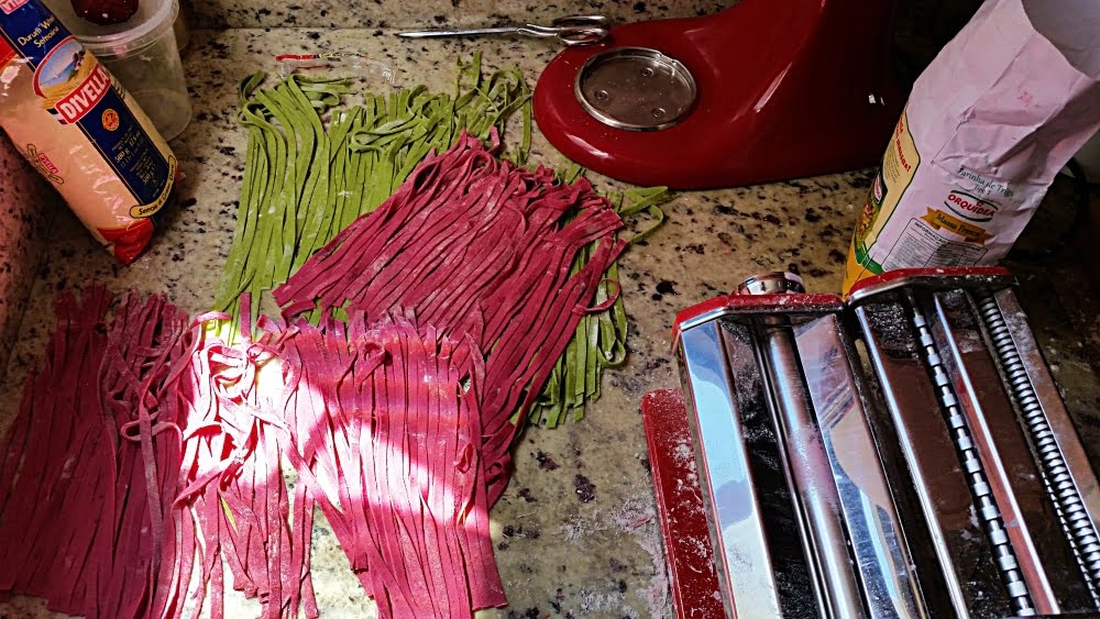 Receita de Massa Italiana Colorida