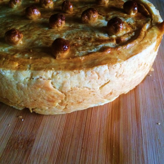 Receita de Empadão de Frango com Massa Podre de Creme de Leite