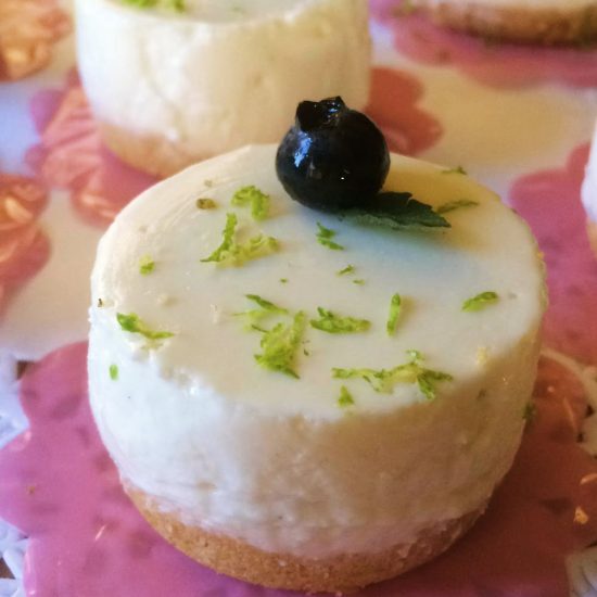 Receita de Mini Cheesecake de Limão com Queijo Tipo Quark