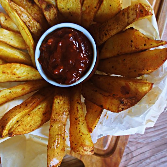 Receita de Batatas Rústicas com Páprica Defumada