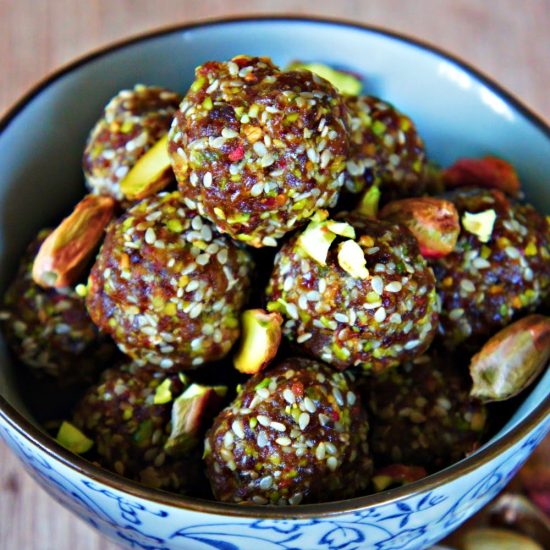 Receita de Energy Balls de Pistache