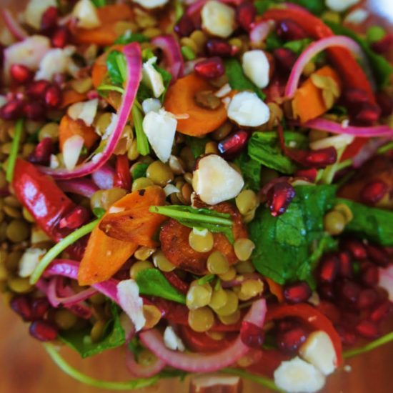 Receita de Salada de Lentilha com Tudão