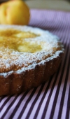 Receita de Torta de Pêssego e Frangipane