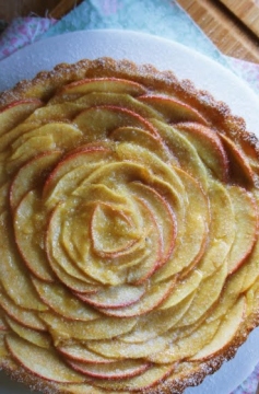 Receita de Torta Francesa de Maçã com Pâte Sablée