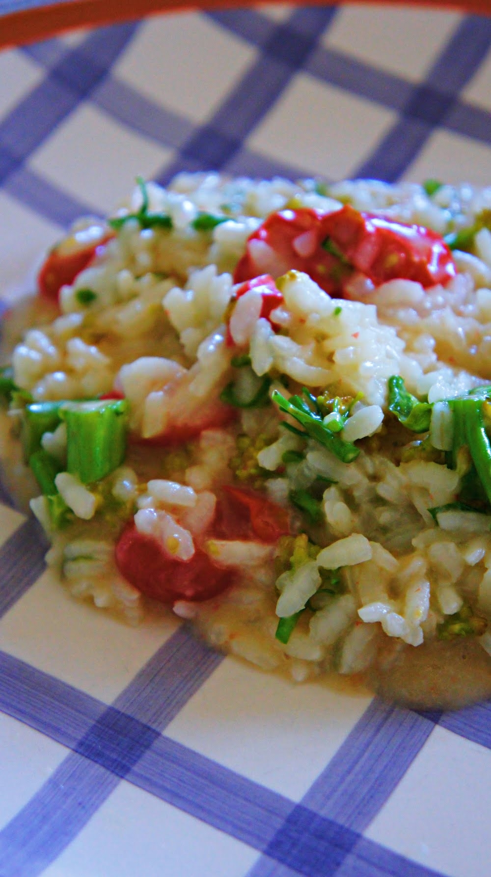 Receita de Risoto de Brócolis e Tomatinho Uva