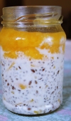 Receita de Pudim de Chia com Manga
