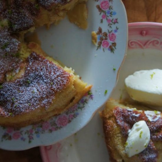 Receita de Bolo de Maçã Francês