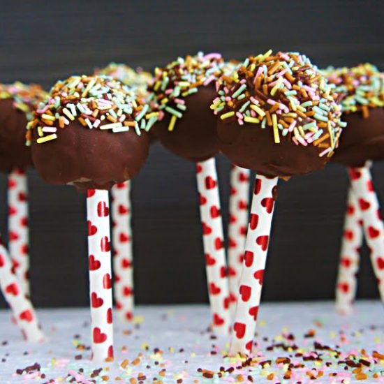 Receita de Pop Cake de Banana e Chocolate