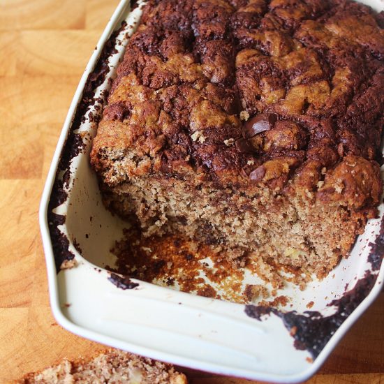 Receita de Bolo de Chocolate e Banana