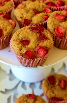 Receita de Muffin de Morango e Limão