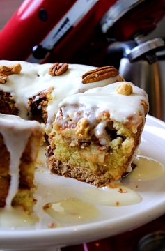 Receita de Bolo de Maçã e Canela