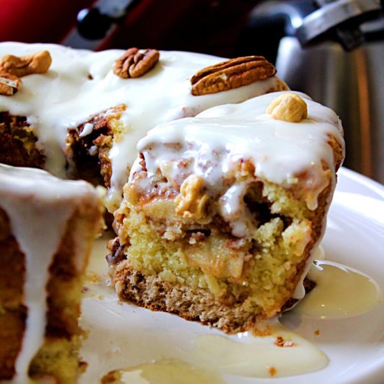 Receita de Bolo de Maçã e Canela