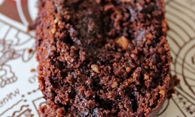 Bolo de Chocolate, Banana e Amendoim